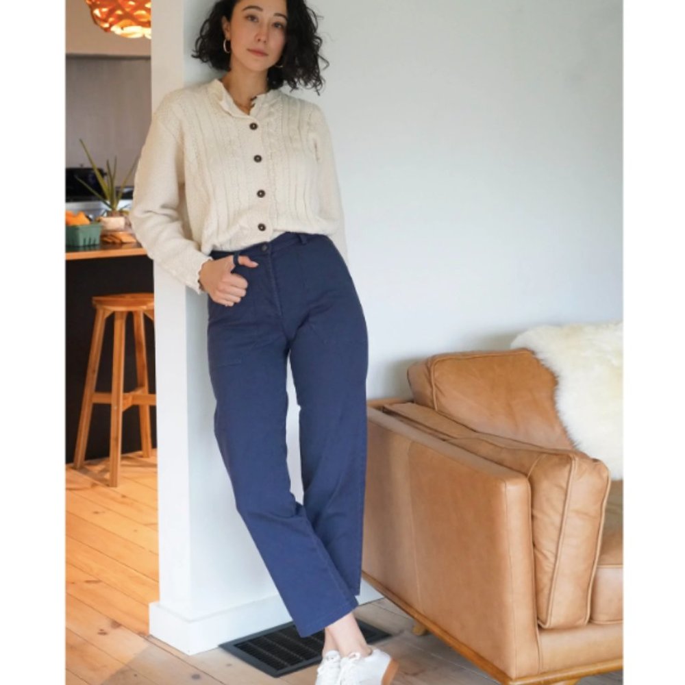 Navy Loup James Pants Large